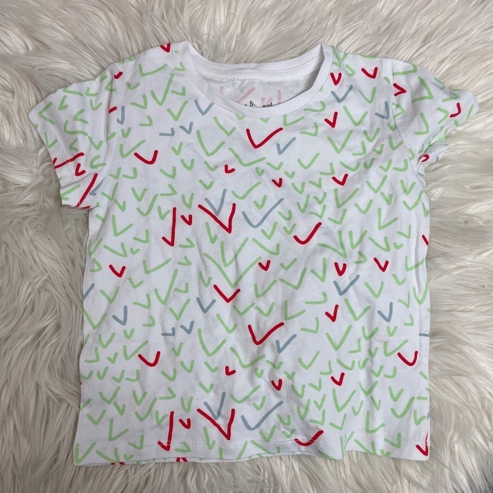 June & January check tee size 3/4 Y // 2746
